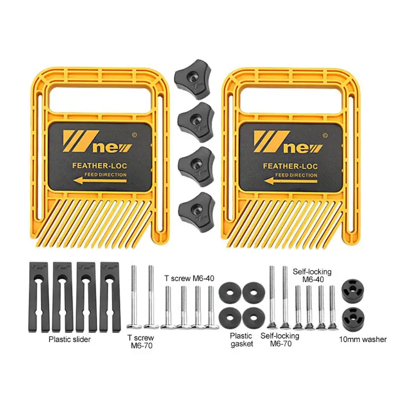 

Extended Feather Loc Board Set Double Featherboards for Table Saws Router Tables 35EC