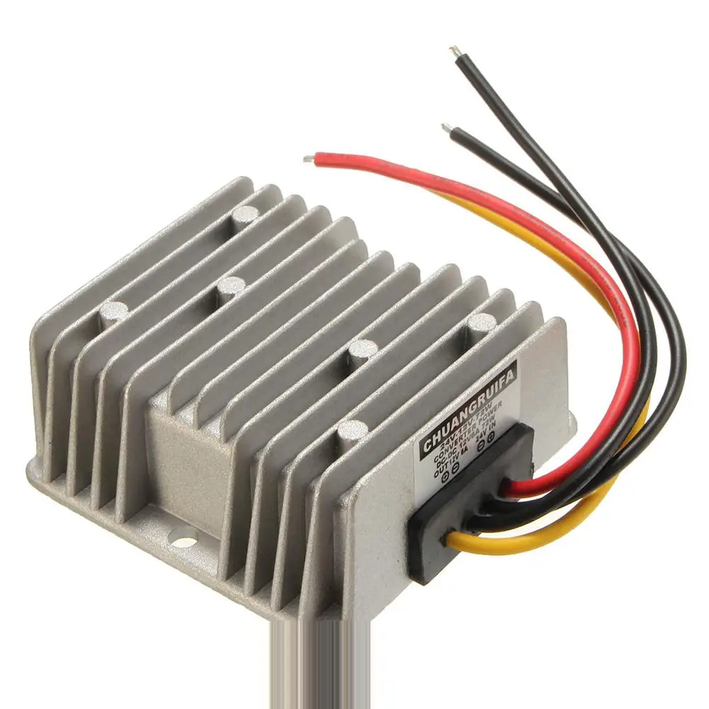 Стабилизатор напряжения постоянного тока 12V 6A 72W фары для автомобиля Мощность конвертер Водонепроницаемый понижающий модуль автомобиля Питание регулятор конвертер