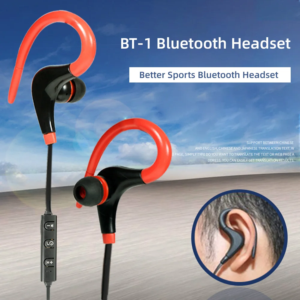 Спортивная Bluetooth гарнитура карамельных цветов подвесные наушники на шею HD стерео