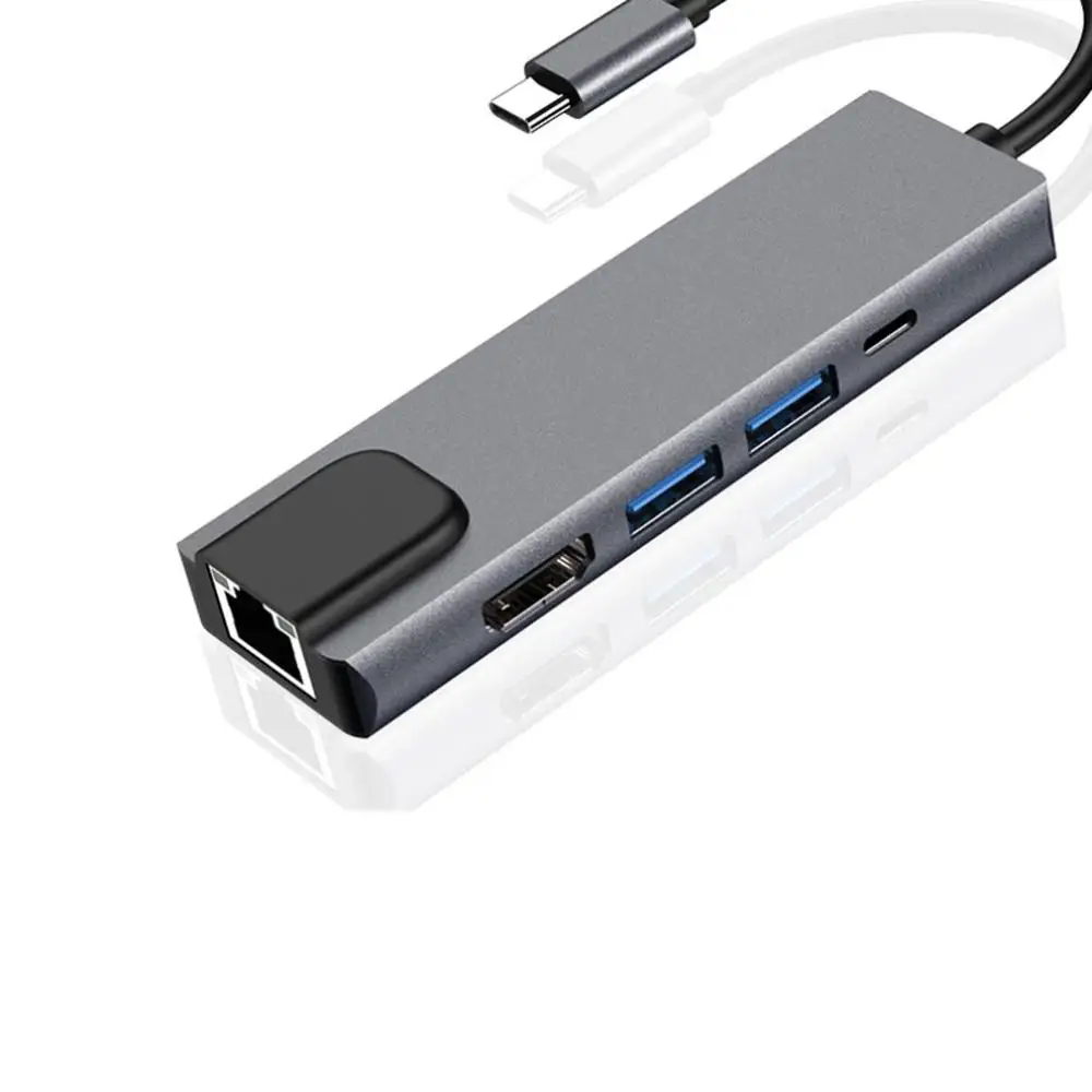 Type-c док-станция Hdmi/Usb3.0 концентратор/Sd Tf карта конвертер usb-хаб многофункциональная док-станция A/B