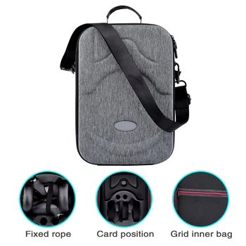 

Portable Case for Oculus Quest VR Headset Waterproof Protective Storage Bag with Strap Buckle Card Position and Inner Grid Bag