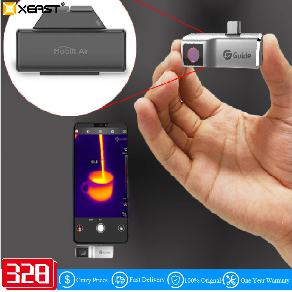 XEAST MobIR Air Thermal Imaging Camera Camcorder for Smartphone Type C Android / IOS SEEK Style