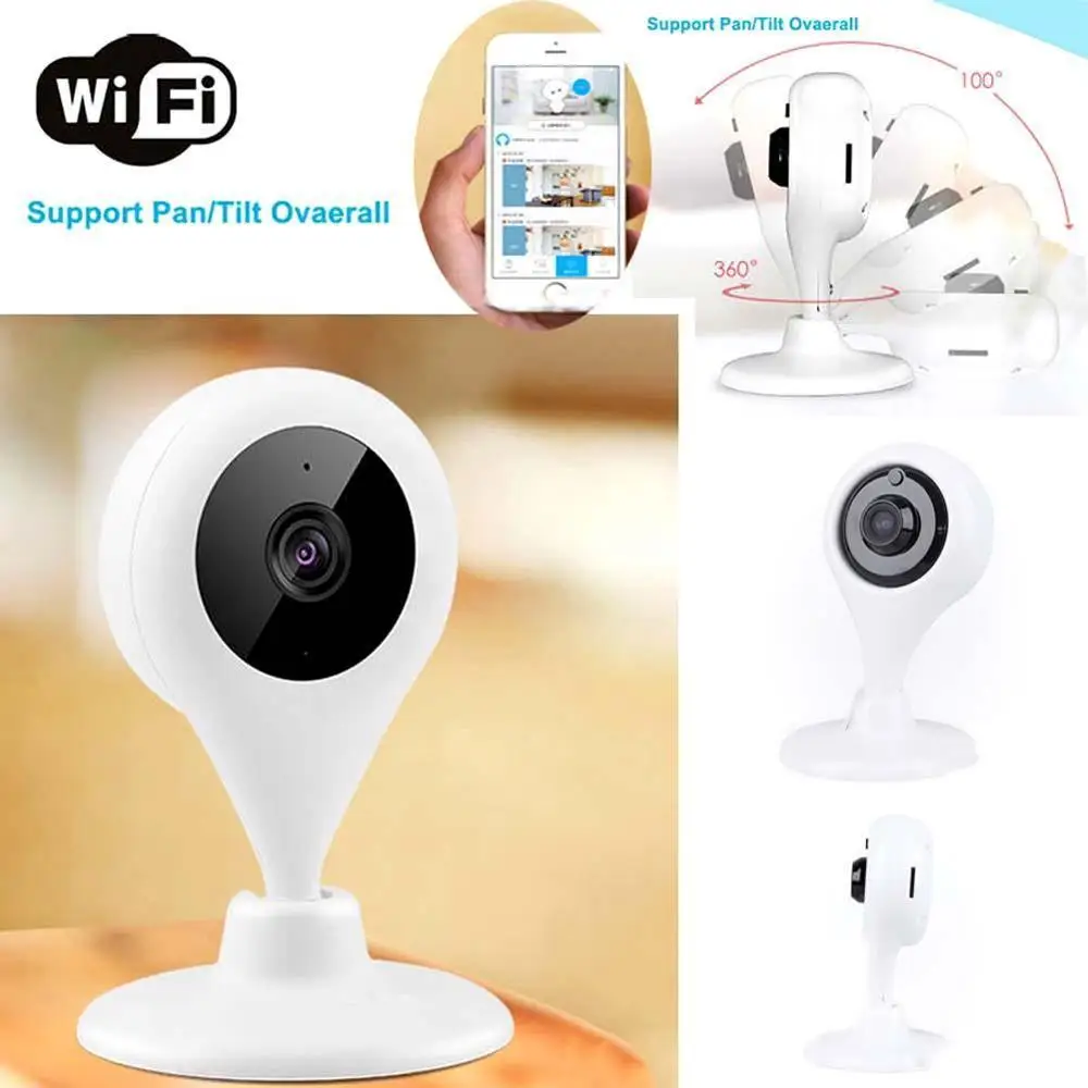 Беспроводная Wi-Fi HD 720P IP камера ONVIF Внешняя безопасности наклон ночное видение |