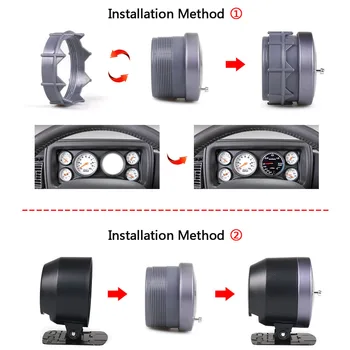 

Accessories Turbo Boost Gauge Car Auto LED Display W/ Warning Peak 12V