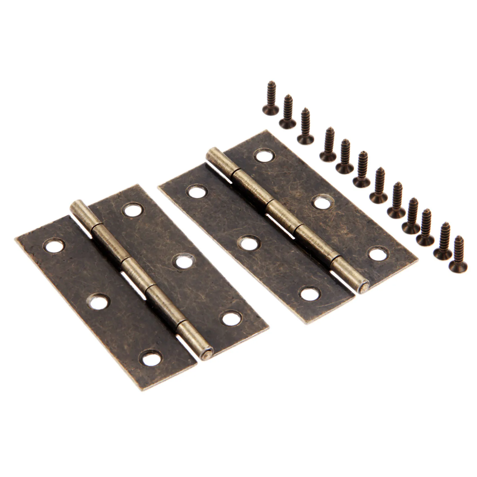 4 Bisagras Decorativas Vintage Esculpidas En Bronce Bisagra Para Muebles En Forma De T Para Puerta De Armario Caja De Herramientas Con Tornillos 98564851