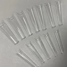 240 pçs/saco c curva xxl caixão dicas unhas longas metade cobrir dicas de unhas falsas acrílico salão de beleza fornecimento