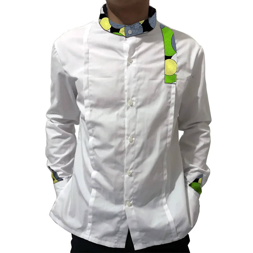 

New Spring &Autumn Shirts Men Ethnic African Print Casual Long Sleeve Fashion Dress Shirts Trend Man Dashiki Clothing