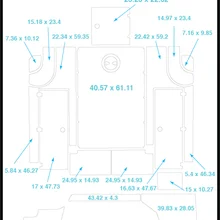 2008 seavirl Striper 2901 для плавания и кокпита коврик лодка EVA Тиковый настил 1/" 6 мм