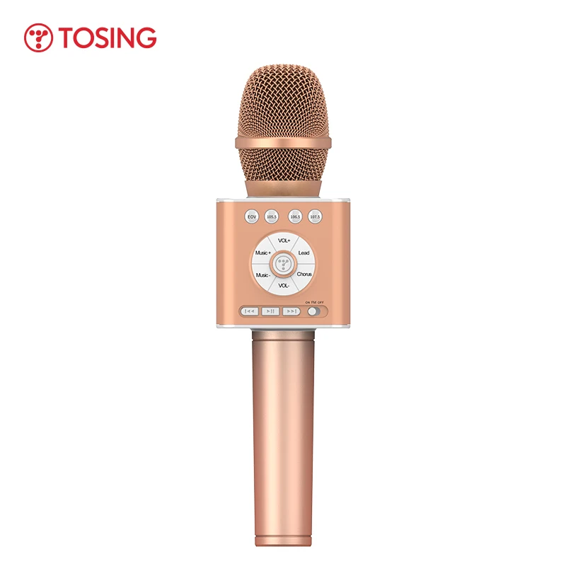 Портативный микрофон для караоке TOSING Q12 2020 беспроводной Bluetooth динамик ручной