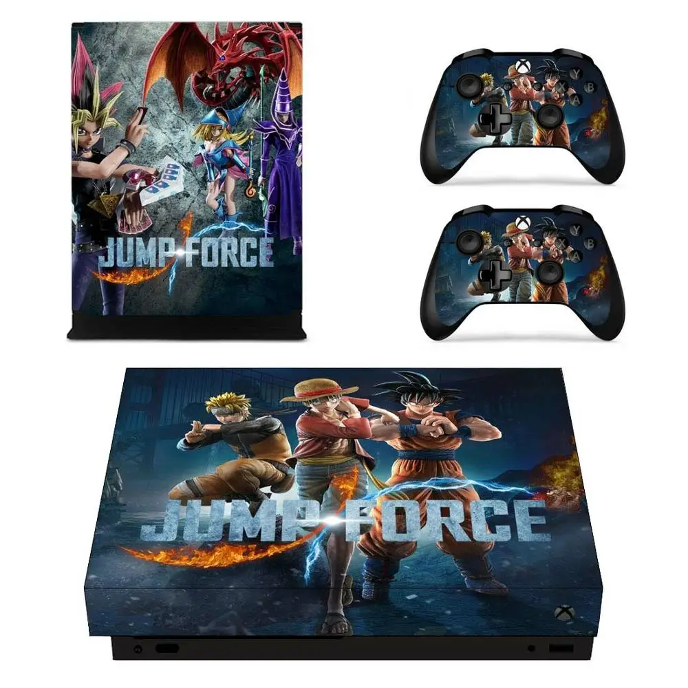 YSX1X2063 Jump Force стикер s для Xbox One X виниловое покрытие наклейки Стикеры для Xbox one X консоли пульта дистанционного управления скины - Цвет: YSX1X2063