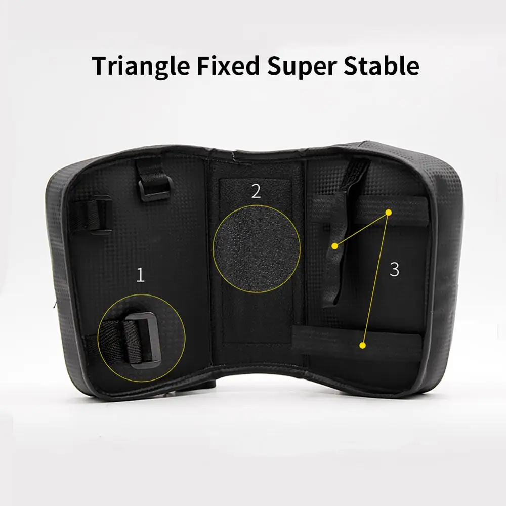 XOSS Bicycle Bag TPU Film Window Double Waterproof Saddle Bag Rainproof Quick Split Phone Holder Bike Bags Bike Bag Front Frame
