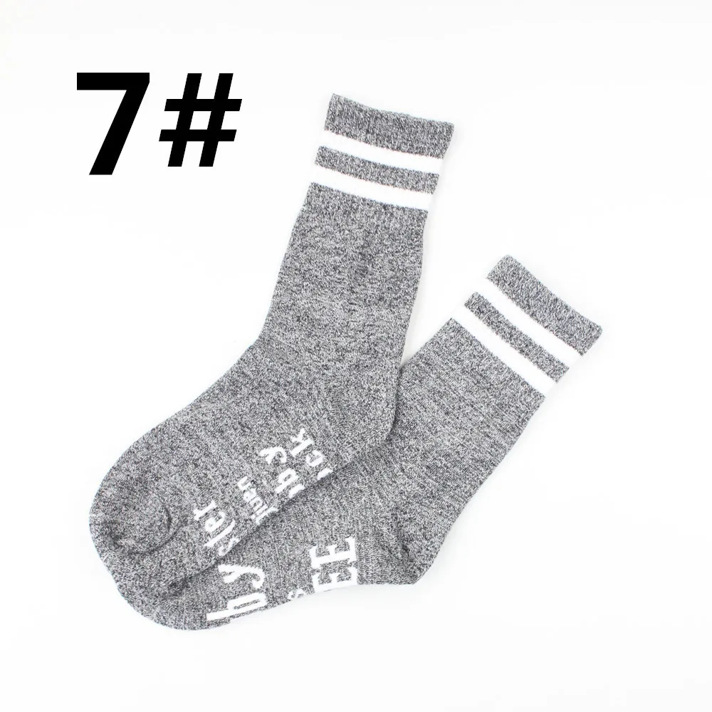 Женские и мужские винные носки с буквенным принтом, если вы можете прочесть этот компрессионный Носок, стильные забавные носки унисекс - Цвет: 7