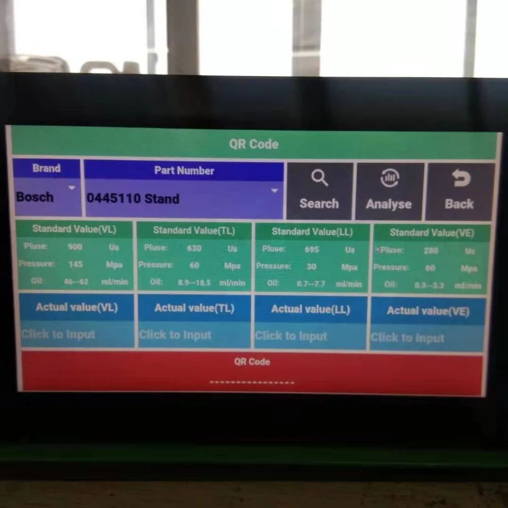 Auto Repair QR 1000 Common Rail Injector QR Code Tester For DENSO VDO