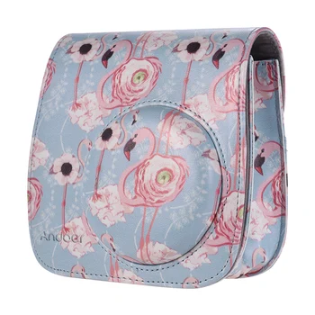 

Andoer Camera Case Bag with Strap for Fujifilm Instax Mini 9/8+/8s /8Flamingo
