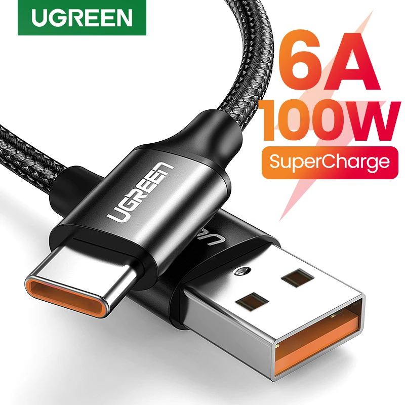 Кабель UGREEN USB Type-C 5 А для быстрой зарядки и передачи данных Huawei P30 Pro P20 | Мобильные
