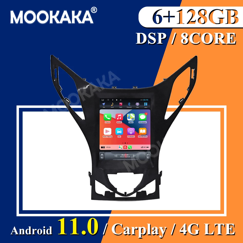 

Tesla Style Android 11.0 Car Radio For Hyundai Azera Car Multimedia Player Auto GPS Navigation Stereo Carplay IPS Screen