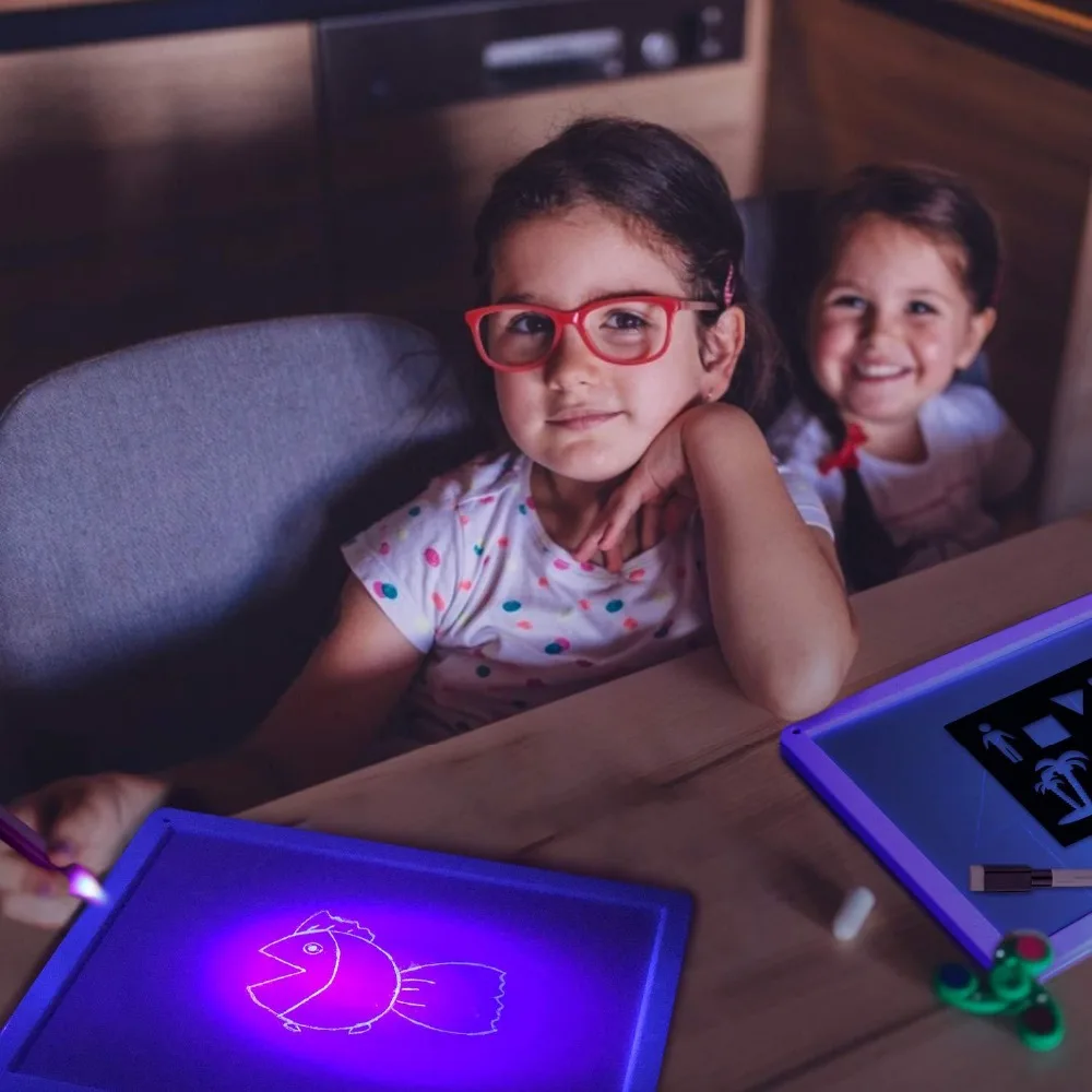 Draw With Light Fun painting board luminous board children's luminous