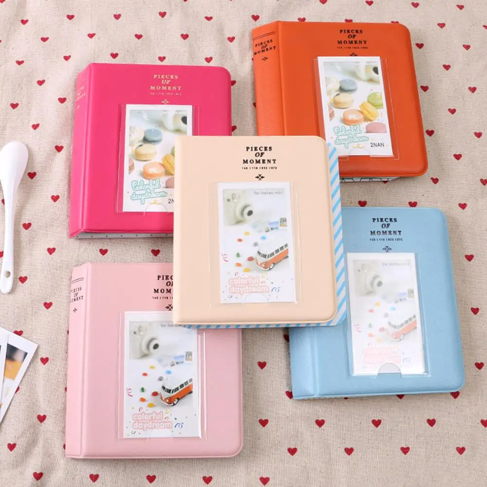 Cartoon 3inch 64 Pockets Photo Album Picture Storage Holder for FujiFilm Instax Art Craft Home Decor Wedding Graduation | Дом и сад
