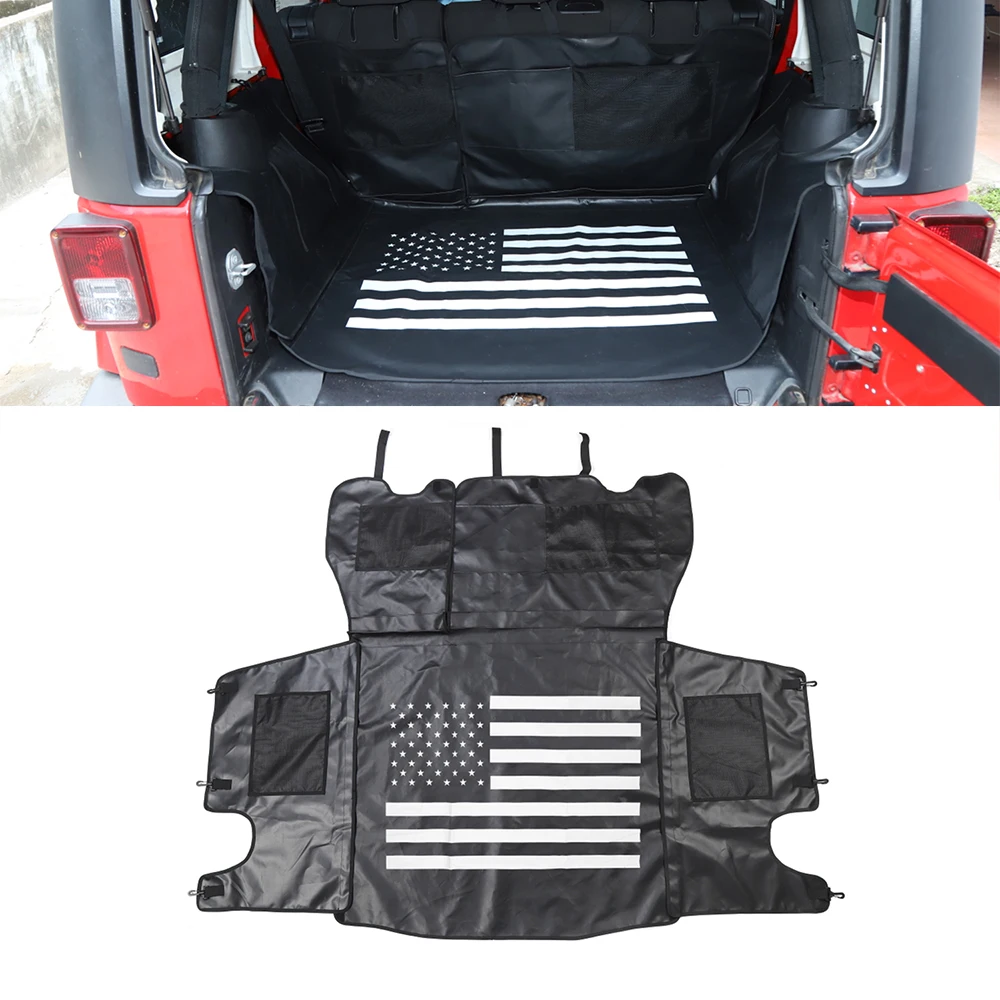 Накладка на заднюю крышку автомобиля коврик для сиденья Jeep Wrangler JK 2011-2017 JL 2018-2021 4