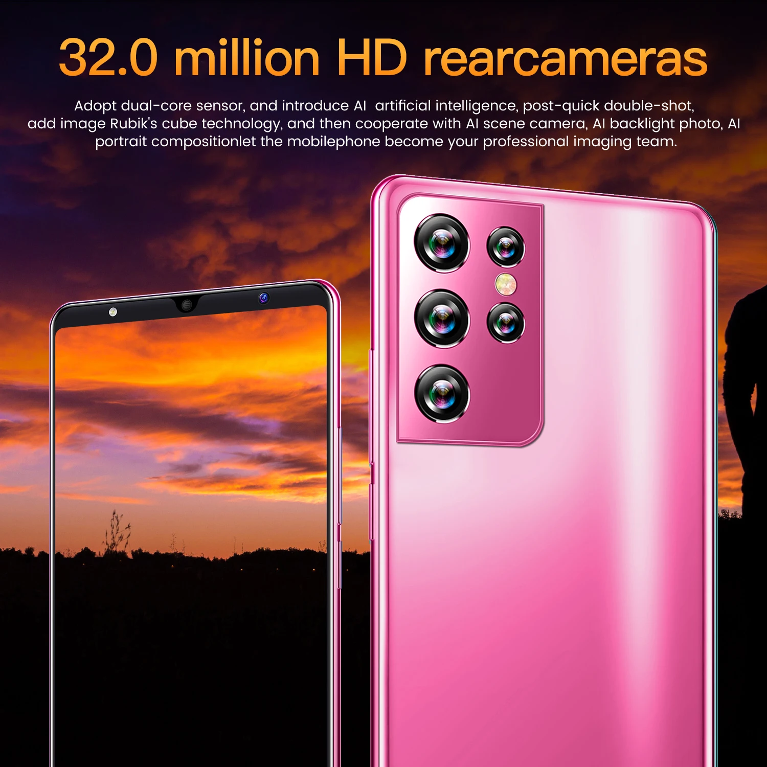 best cell phone camera android Global Version S21 Ultra Cheap Smartphone 5.0 Inch Full Screen Andriod 11 10 Core 8+256GB 24+48MP 5000mAh 5G Fingerprint Celular top android cell phones