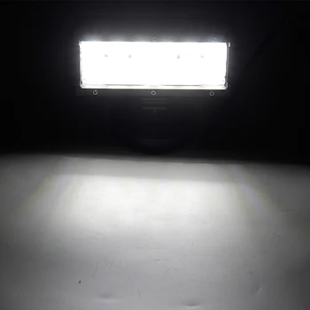 

6000K Spot Light Car Led Working Light Bar 144W 72W 6D Lens Projector Ledbar for Off road 4x4 Vehicle Automotivo Truck Boat