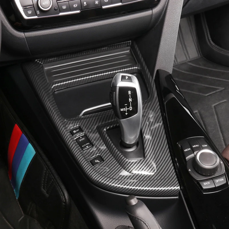 Coprivolante In ABS Effetto Fibra Di Carbonio Per BMW Serie 3 F30 F31 F34 (2013-2018) - Argento, Adesivo Per Interni Auto