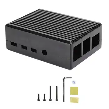 

Passive Cooling Shell Case for Raspberry Pi 4B Metal Aluminum Alloy Computer Accessories Cooling Shell