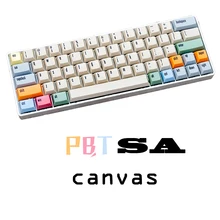 PBT SA Keycaps XDAS высоко сублимационный холст большой полный набор ключей 108