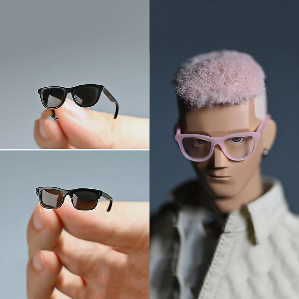 

1/6 Scale Male/Female Figure Mini Sunglasses Trend Scene Accessory For 12" Action Figure Body Model Toy In Stock