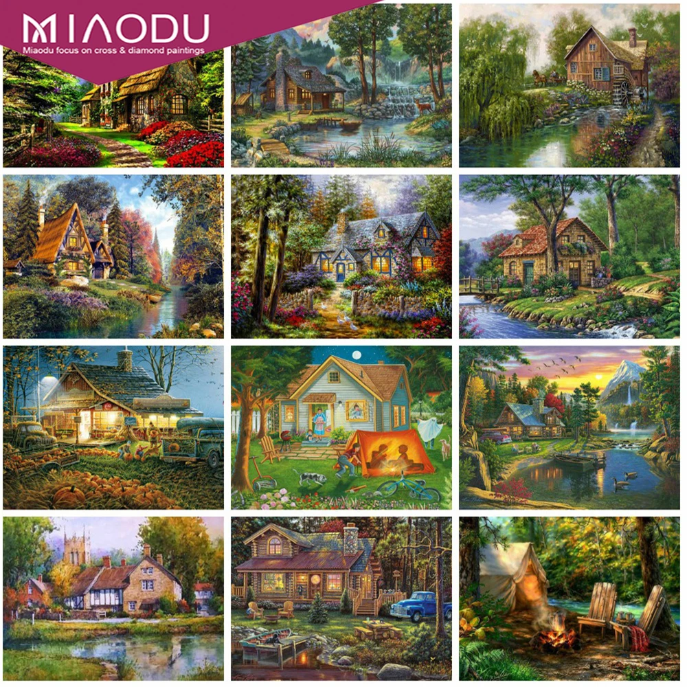 Miaodu 5D полноразмерная алмазная живопись сделай сам набор для рукоделия дома