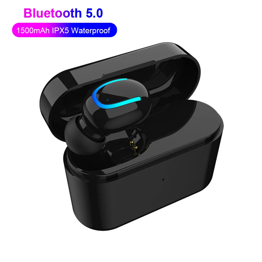 Настоящие Беспроводные спортивные наушники Bluetooth 5 0 стереонаушники