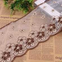 Взрывная кружевная тесьма листьев лотоса водорастворимый край Прямая с фабрики одежда домашний текстильный занавес постельные принадлежности DIY