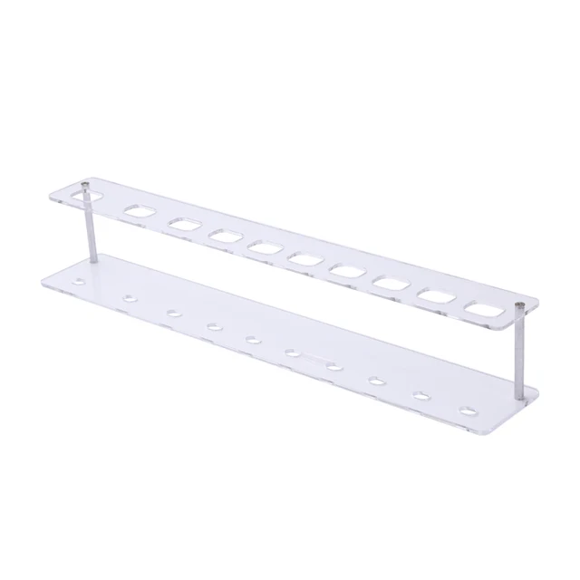 5/10 Lyukú Ovális Kefe Tartó Állvány Konzol Polc Szervező Tároló Keverékkefe Kijelző Fehér Fekete 2021 Új - Image 3