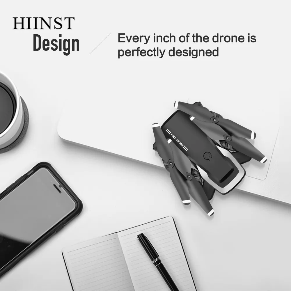 Hiinst 2,4G мини складные самолеты Wifi FPV 4CH камера Квадрокоптеры Дрон Электрический aude удерживающий приложение дистанционное управление RC вертолет