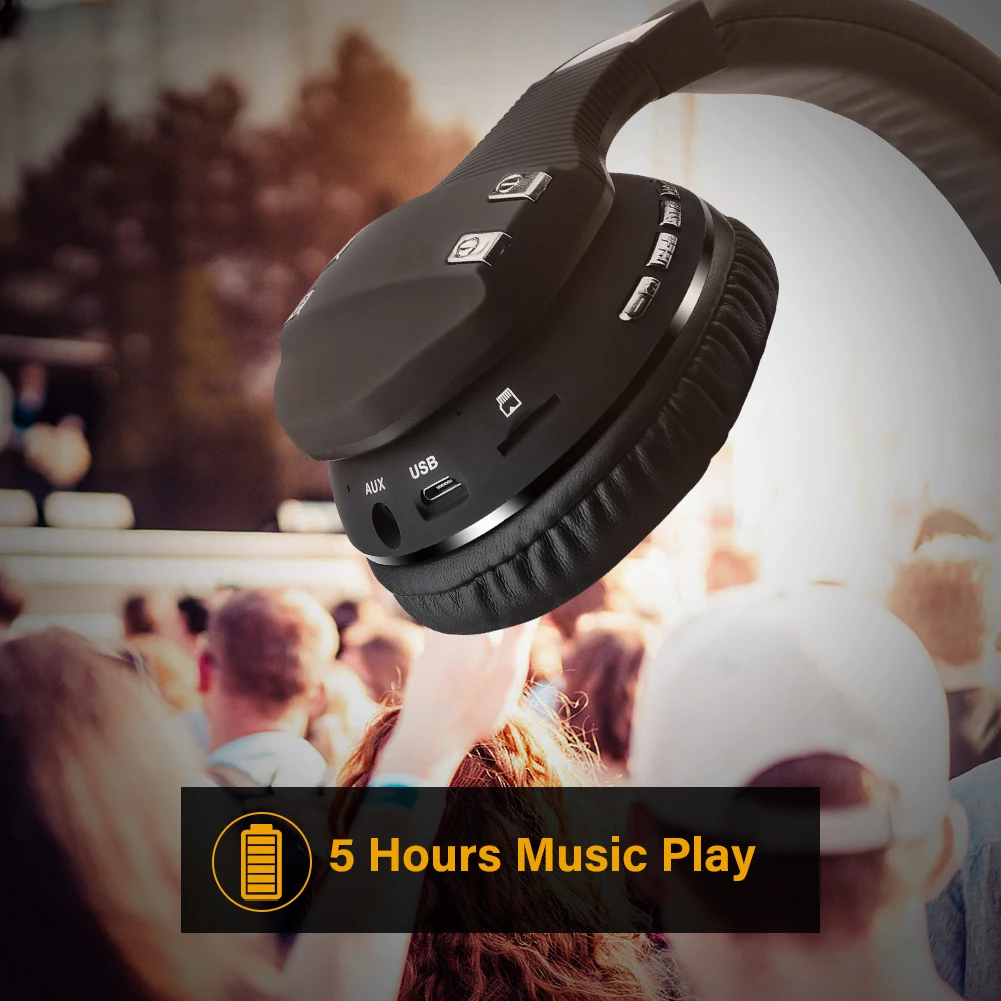 Супер бас гарнитура Bluetooth 5,0 наушники с микрофоном беспроводные наушники игровые гарнитуры для компьютера телефона музыкальный геймер