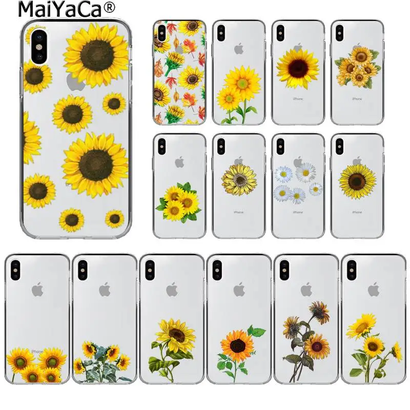 MaiYaCa Милый Летний чехол для телефона с маргариткой подсолнухом и цветами iphone SE 2020