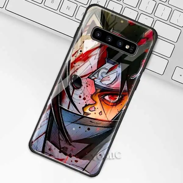 Чехол для телефона из закаленного стекла Наруто Какаши японского аниме для samsung Galaxy S10 S10e S9 S8 Plus A70 A50 A30 Note 9 10+ 5G - Цвет: T01