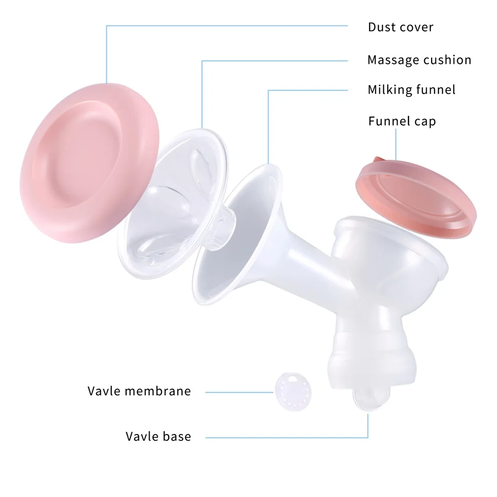 Портативный Удобный BPA Free Mute один электрический комфортный молокоотсос с большим ЖК-дисплеем 9 уровней регулировки