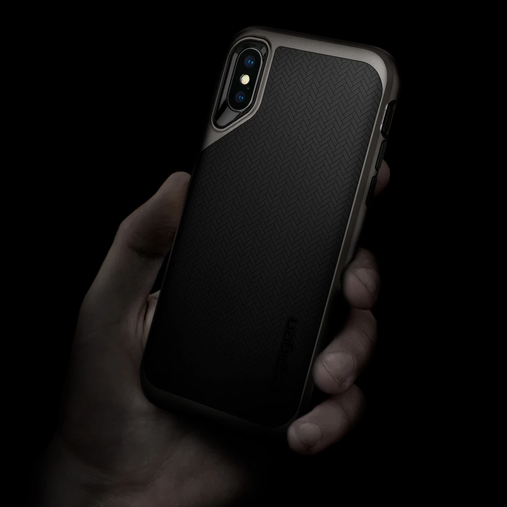 Гибридный Чехол SPIGEN Neo для iPhone XS/iPhone X MIL-STD-810 ударопрочный Противоскользящий Гибридный чехол s