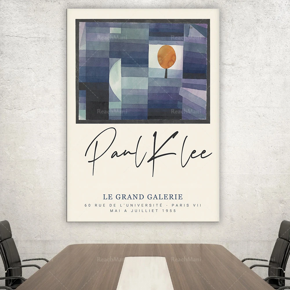 Poster Paul Klee, Stampa Maschera Paul Klee, Poster Le Grande Galerieposter, Poster Espositivo Paul Klee, Moderno E Minimalista, Design Danese