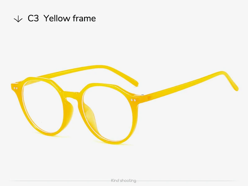 Toketorism Trendy Yellow Frame Oversized Anti Blue Glasses Woman Man Blue Light Blocking Eyeglasses blue light glasses kmart