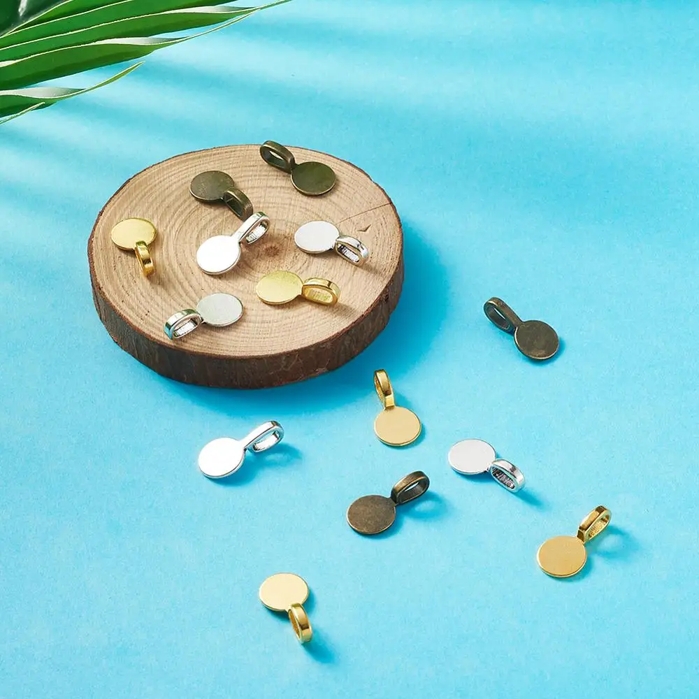 108 PCS Piastre Per Pendenti Tibetani - 18x10mm, 3 Colori, Per Artigianato Gioielli E Collane - Foto 12