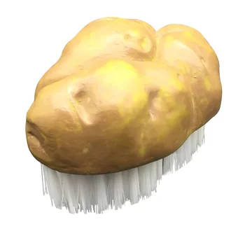 

Multifunctional Vegetable Fruit Cleaning Brush Resin Mushroom Shape Accessories Veggie Scrubber For Potato Handheld Carrots