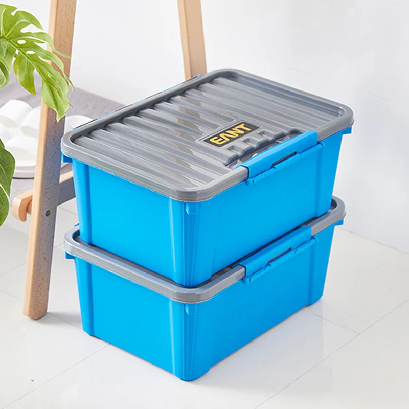 Storage Box Plastic On-board Storage Box Toy Storage Box Thick Household Clothes Finishing Box Unbreakable Box