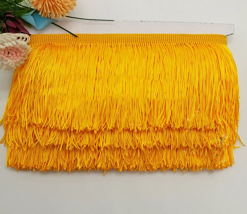 Tassel Fringe Tassel Decoration Tassel Accessories Tassel Trim Short Tassel Fringe Trim Lace Ribbon Tassels For Curtains Dresses Sewing Fringed Colors Trimmings DIY 10 M
