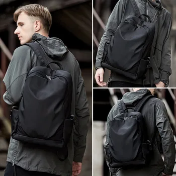 

2020 New Anti-spatter Oxford Cloth Breathable Backpack Large Solid Color Simple Urban Backpack