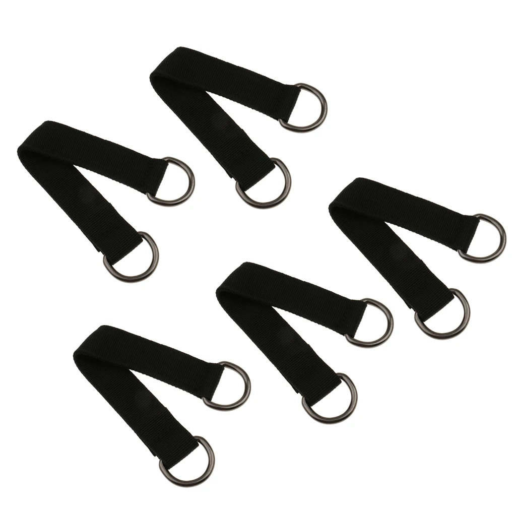 5Pcs 25cm Tree Swing Hanging Straps Kit - Holds 220lbs/100kg, Perfect for Hammocks and Most Swing Seats