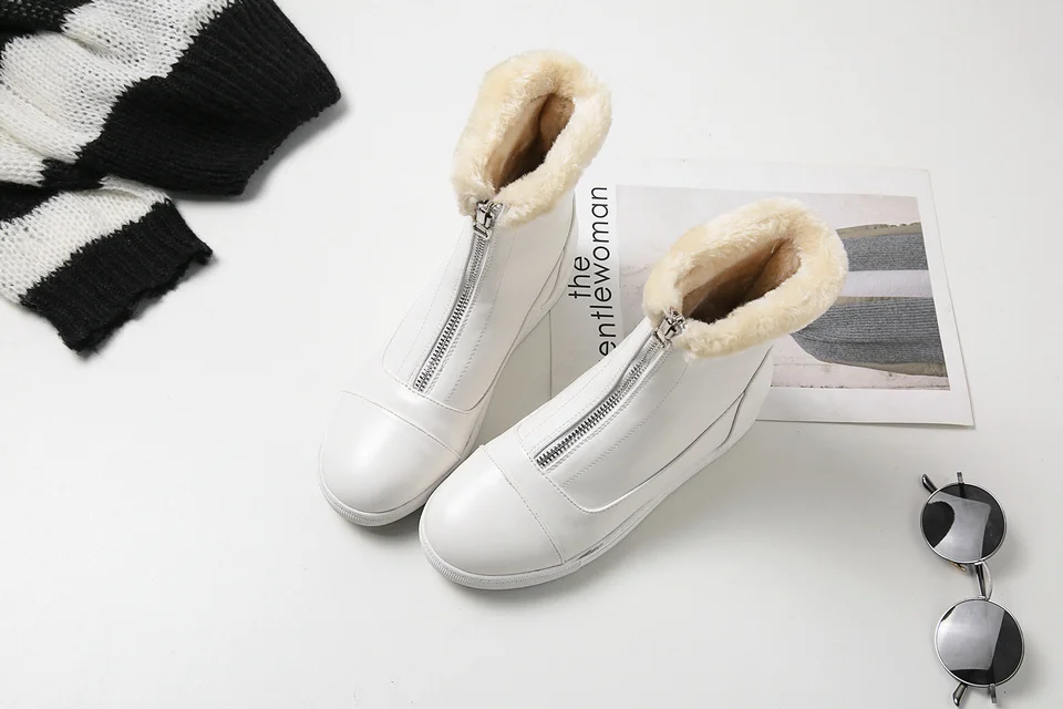 EshtonShero/зимние сапоги; Женская водонепроницаемая обувь на плоской подошве; Botas; зимние сапоги; botas femininas de inverno; Цвет черный, белый; Размеры 3-12