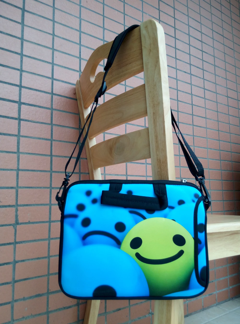 Funny Balls Shoulder Laptop Bag Mini Tablet Briefcase 10 10.1 12 13.3 14 15.6 15.4 17 Chromebook Messenger Business Bags Cases