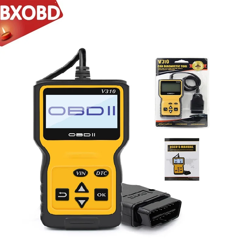 New Portable AC618 OBD2 EOBD Car Fault Reader Data Tester Scan Diagnostic Tool